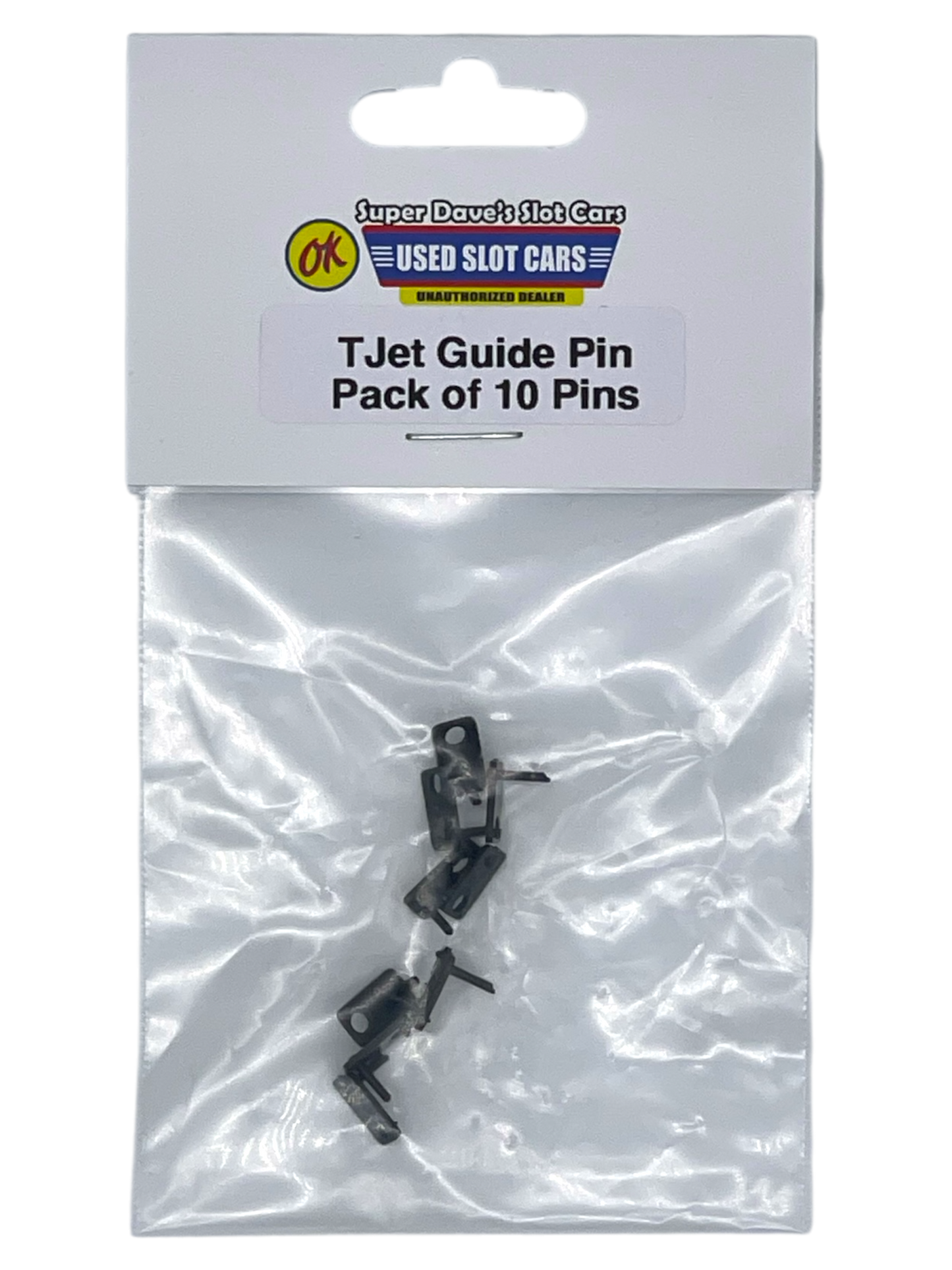 Replacement Guide Pins for Aurora TJet ThunderJet Chassis - Pack of 10 Pins
