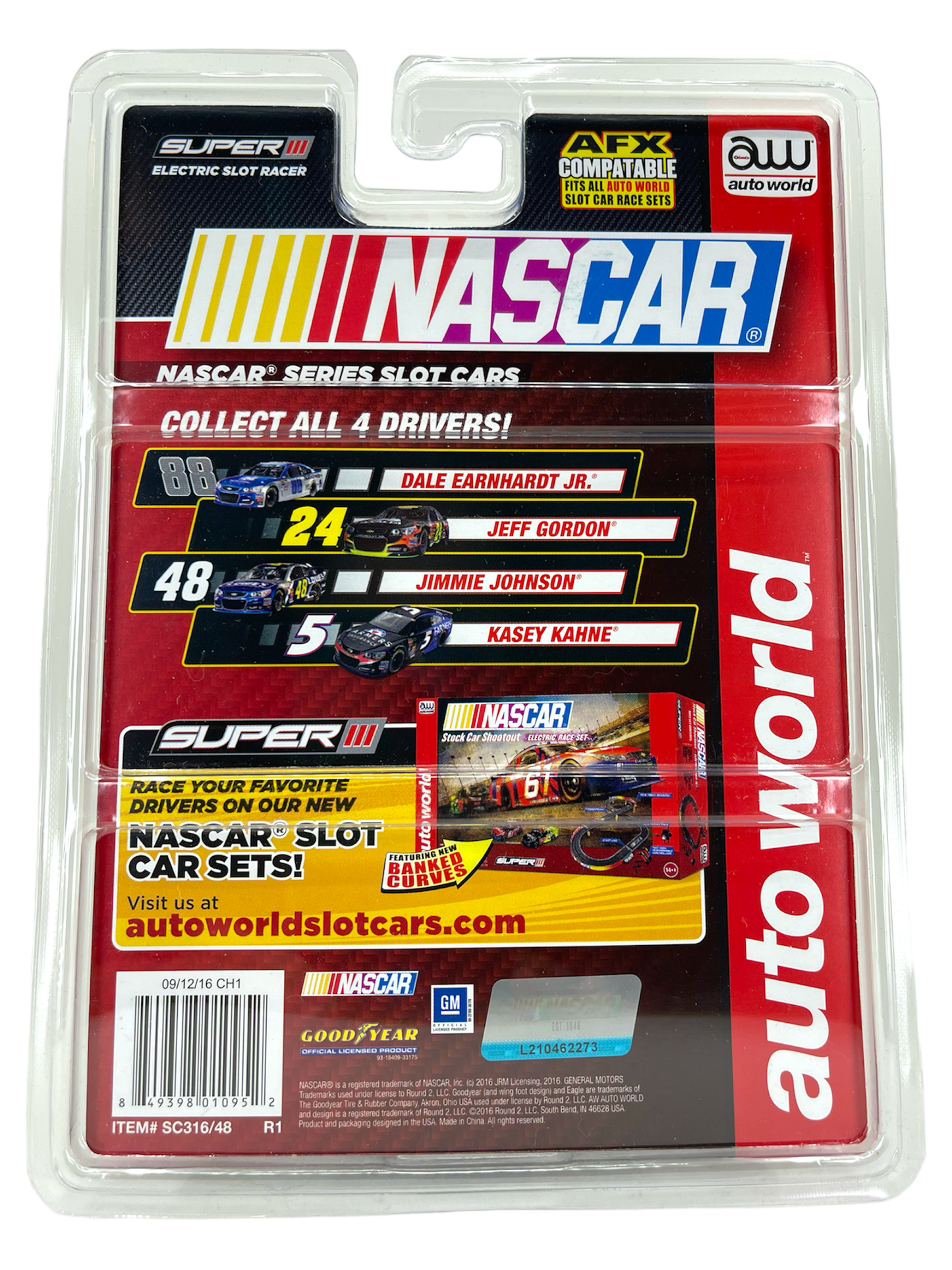 Kasey Kahne 5 NASCAR Series Chevy SS, H.O. Scale Slot Car