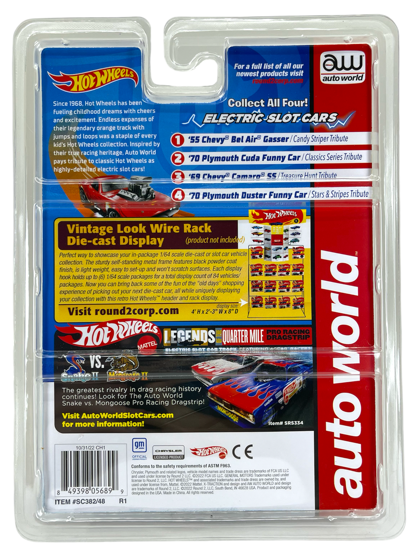 1969 Chevy Camaro SS Treasure Hunt Hot Wheels Tribute iWheels Chase H.O. Scale Slot Car