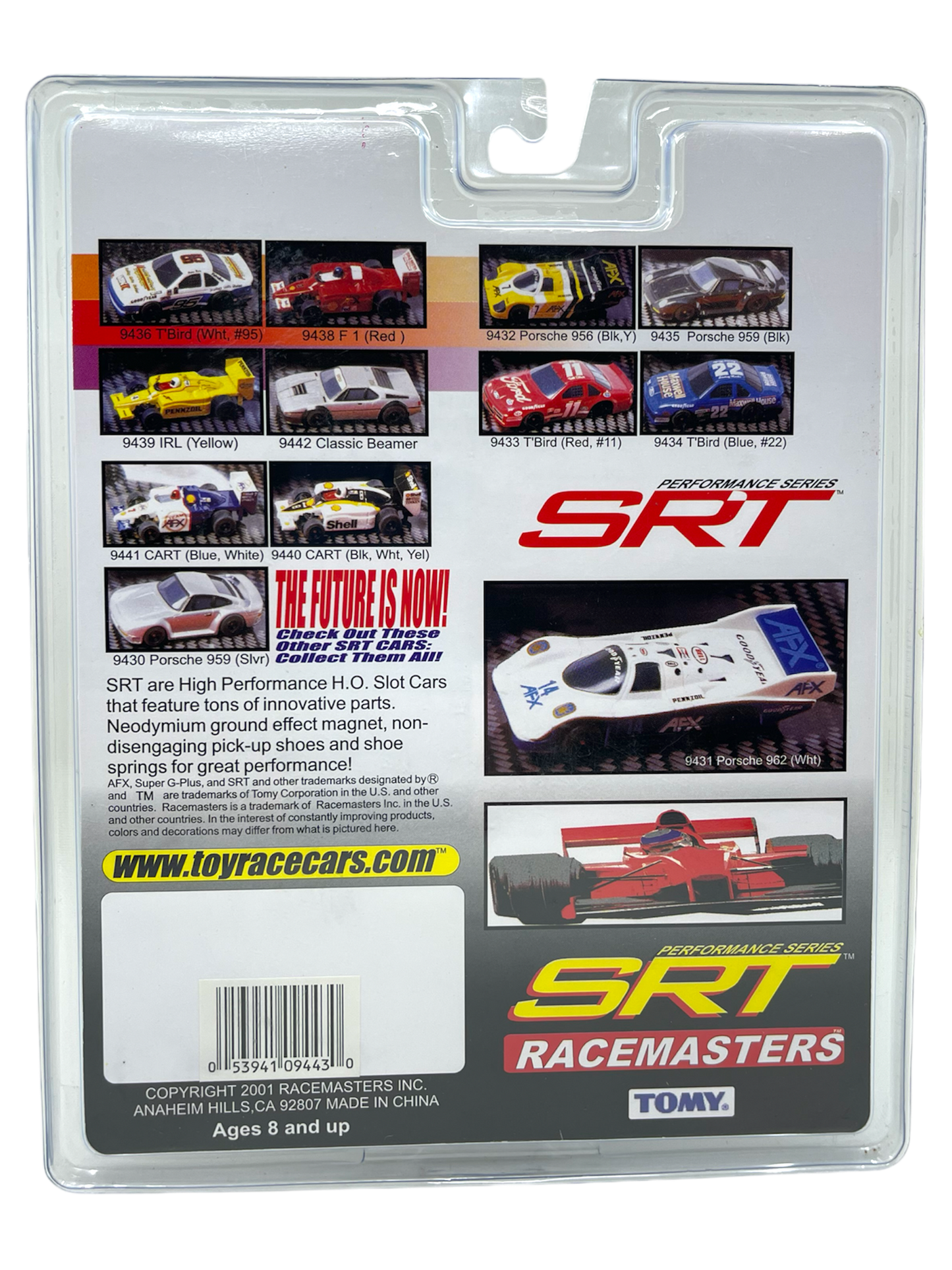 AFX Shelby Cobra Daytona Coupe, Blue #9, SRT Turbo Chassis, H.O. Slot Car