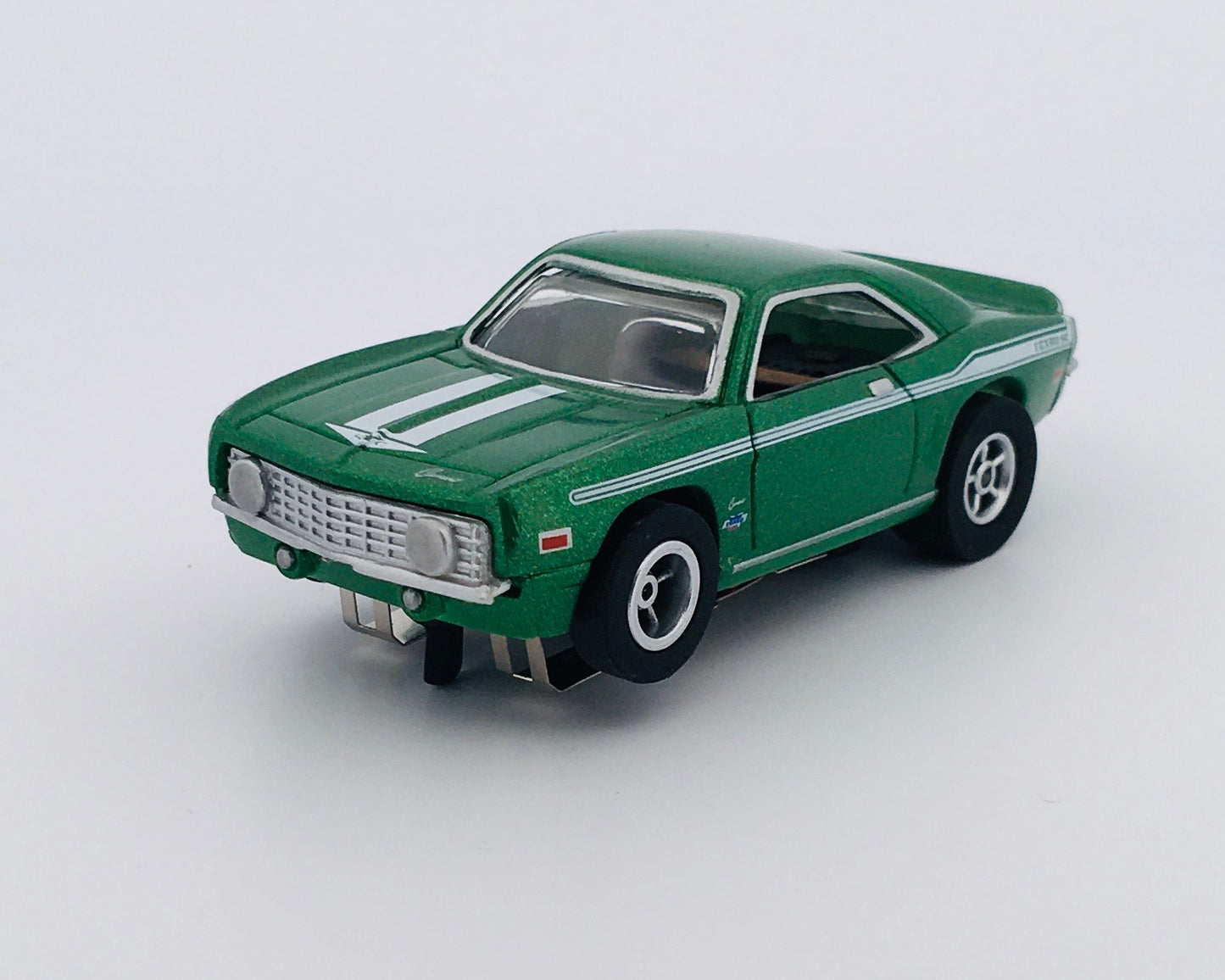 1969 Chevy Camaro Yenko, Fast & Furious (Green) H.O. Scale Slot Car, Xtraction Chassis