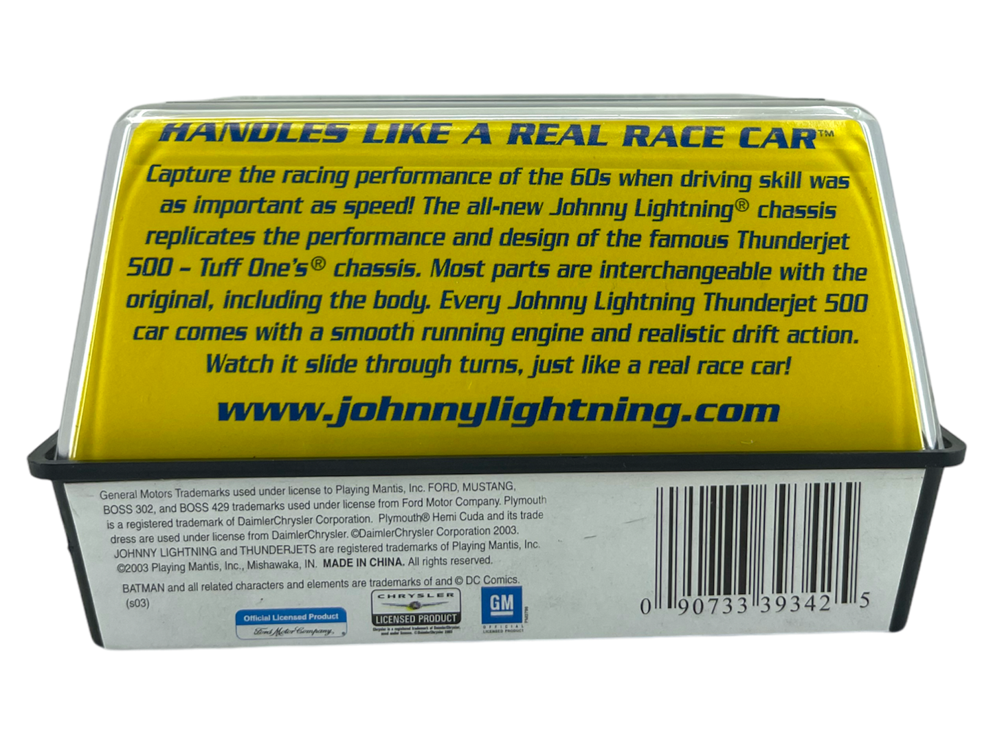 1970 Plymouth Hemi Cuda Johnny Lightning HO ThunderJet 500 H.O. Scale Slot Car