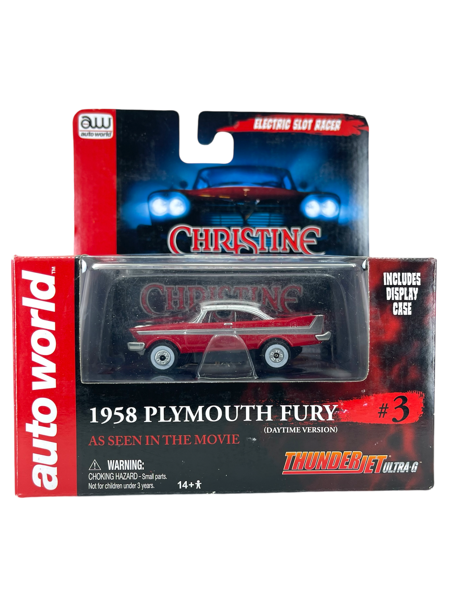 1958 Plymouth Fury Daytime Version Christine, Auto World ThunderJet, H.O. Scale Slot Car