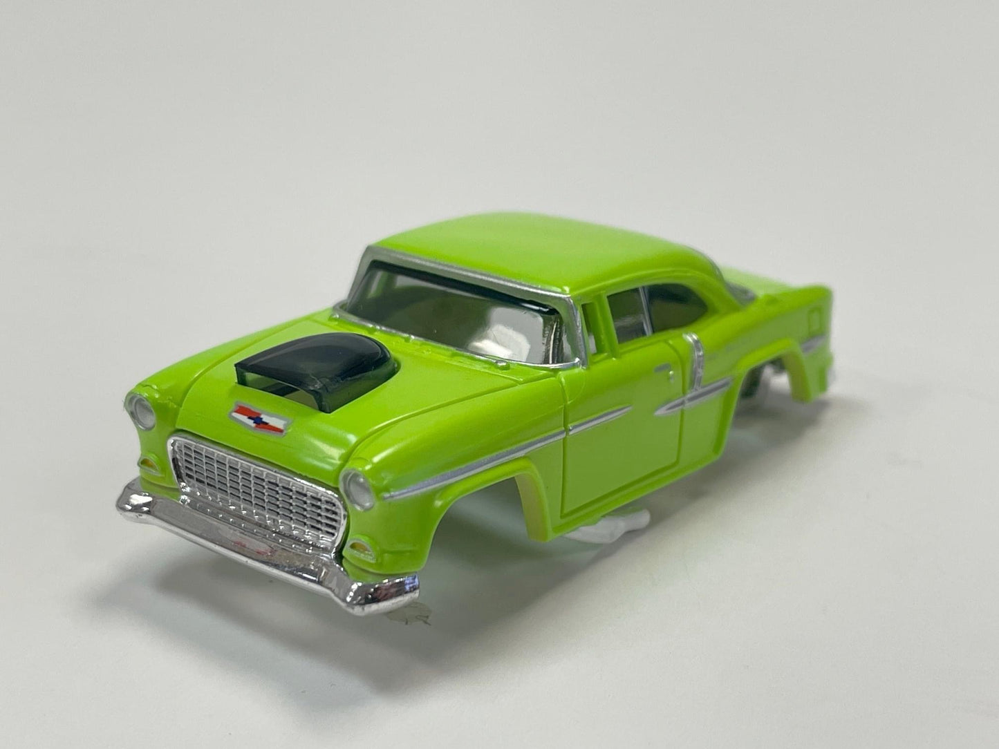 '55 Chevy Bel Air Body, Green, Fits AFX & XTraction Chassis for H.O. Slot Cars