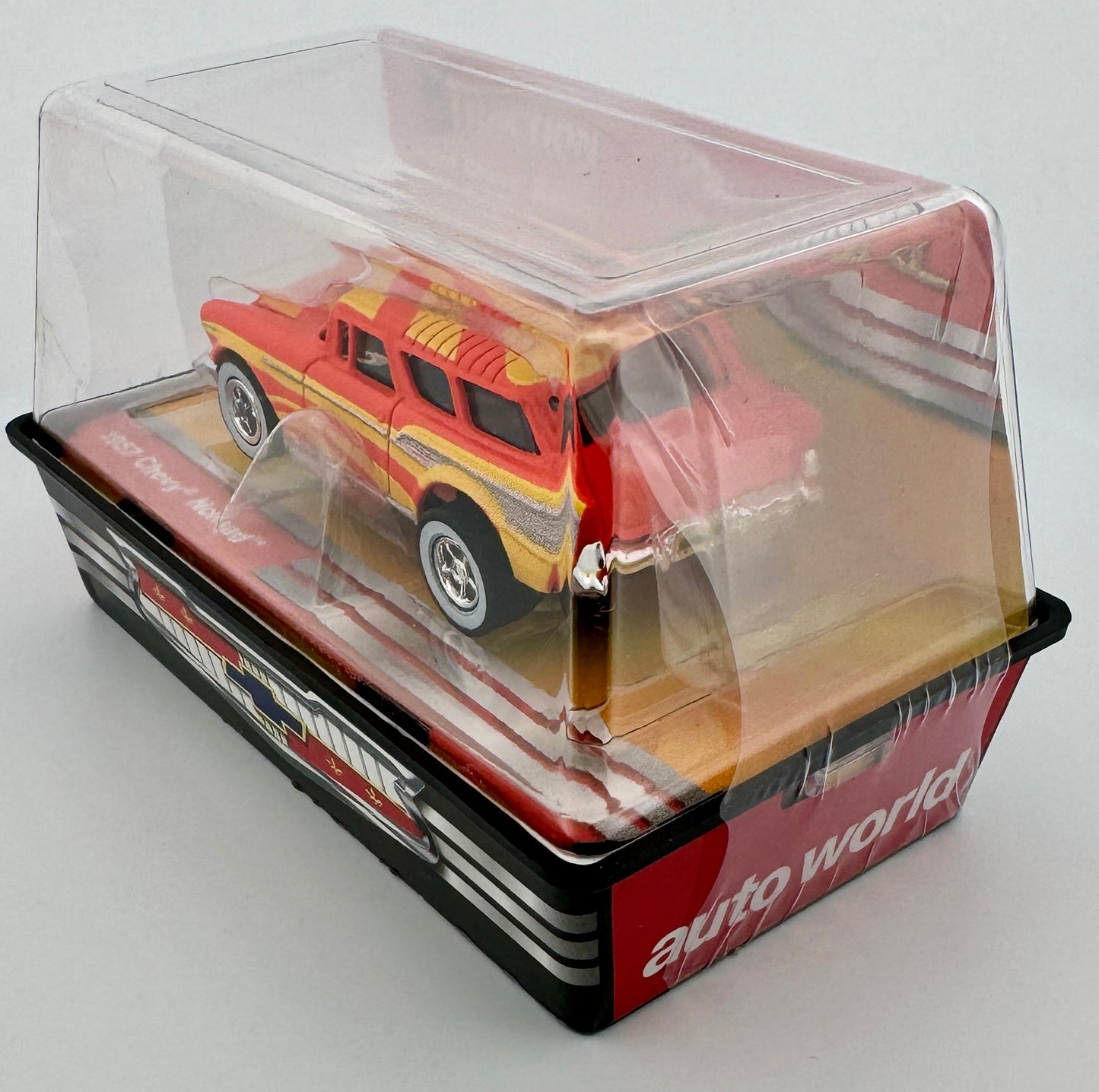1957 Chevy Nomad Exclusive, Starburst Orange, XTraction, H.O. Slot Car