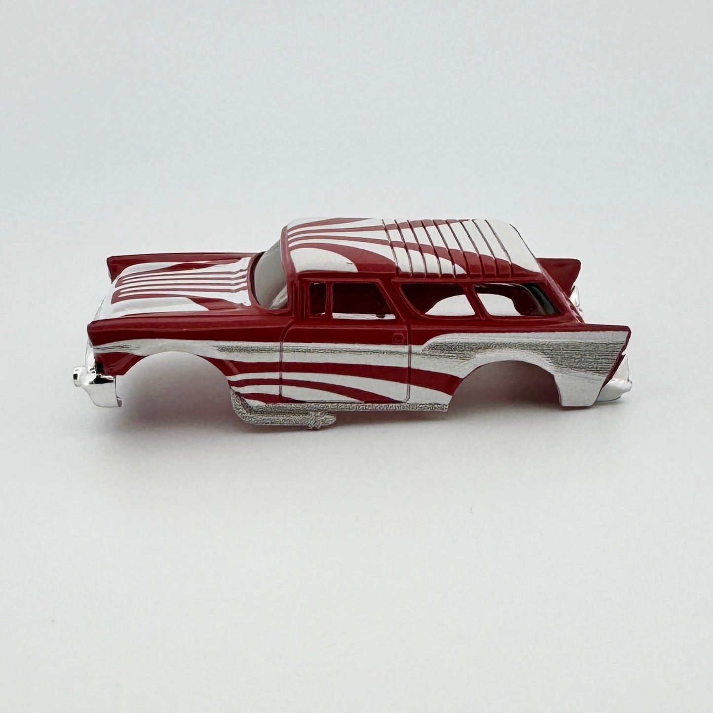 '57 Chevy Nomad Body, Starburst Red, Fits AFX & XTraction Chassis for H.O. Slot Cars