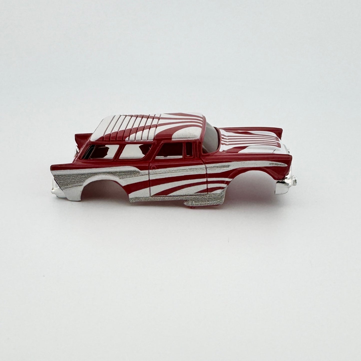 '57 Chevy Nomad Body, Starburst Red, Fits AFX & XTraction Chassis for H.O. Slot Cars