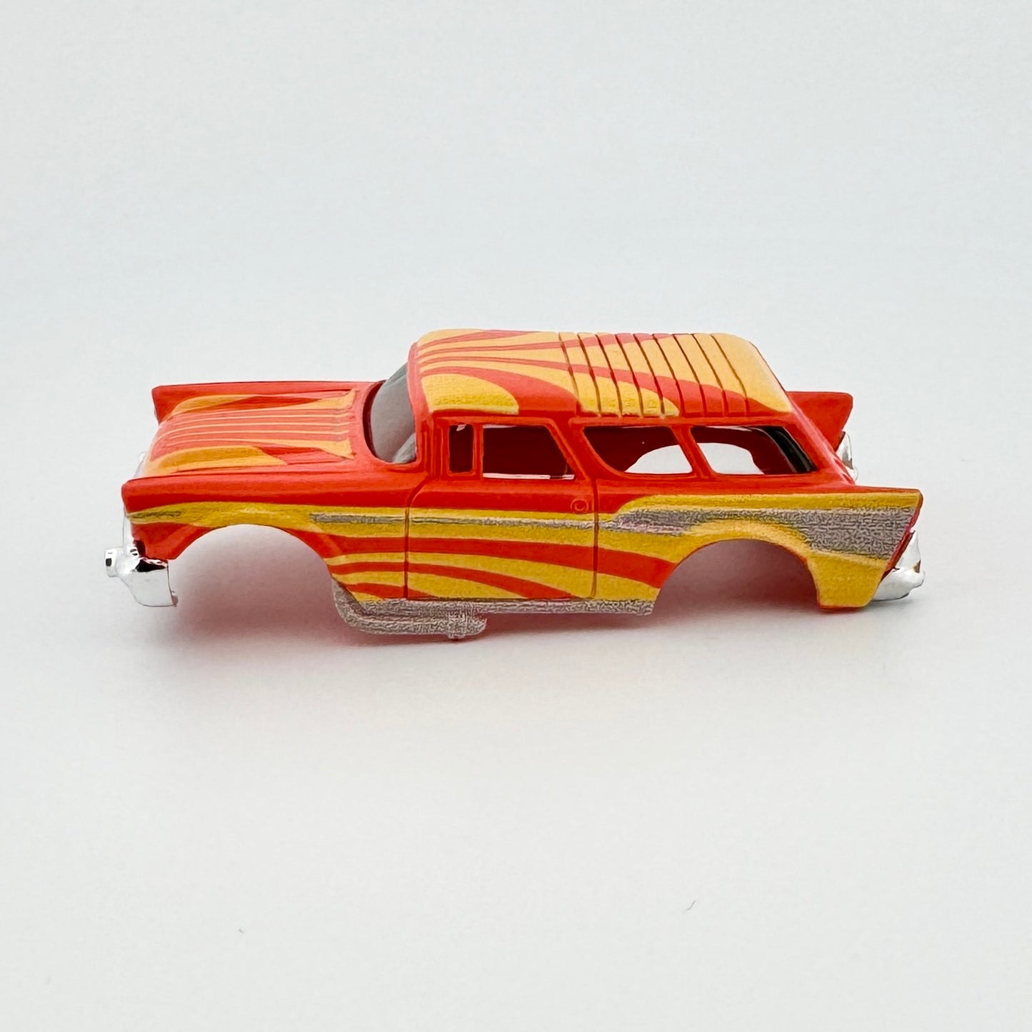 '57 Chevy Nomad Body, Starburst Orange, Fits AFX & XTraction Chassis for H.O. Slot Cars