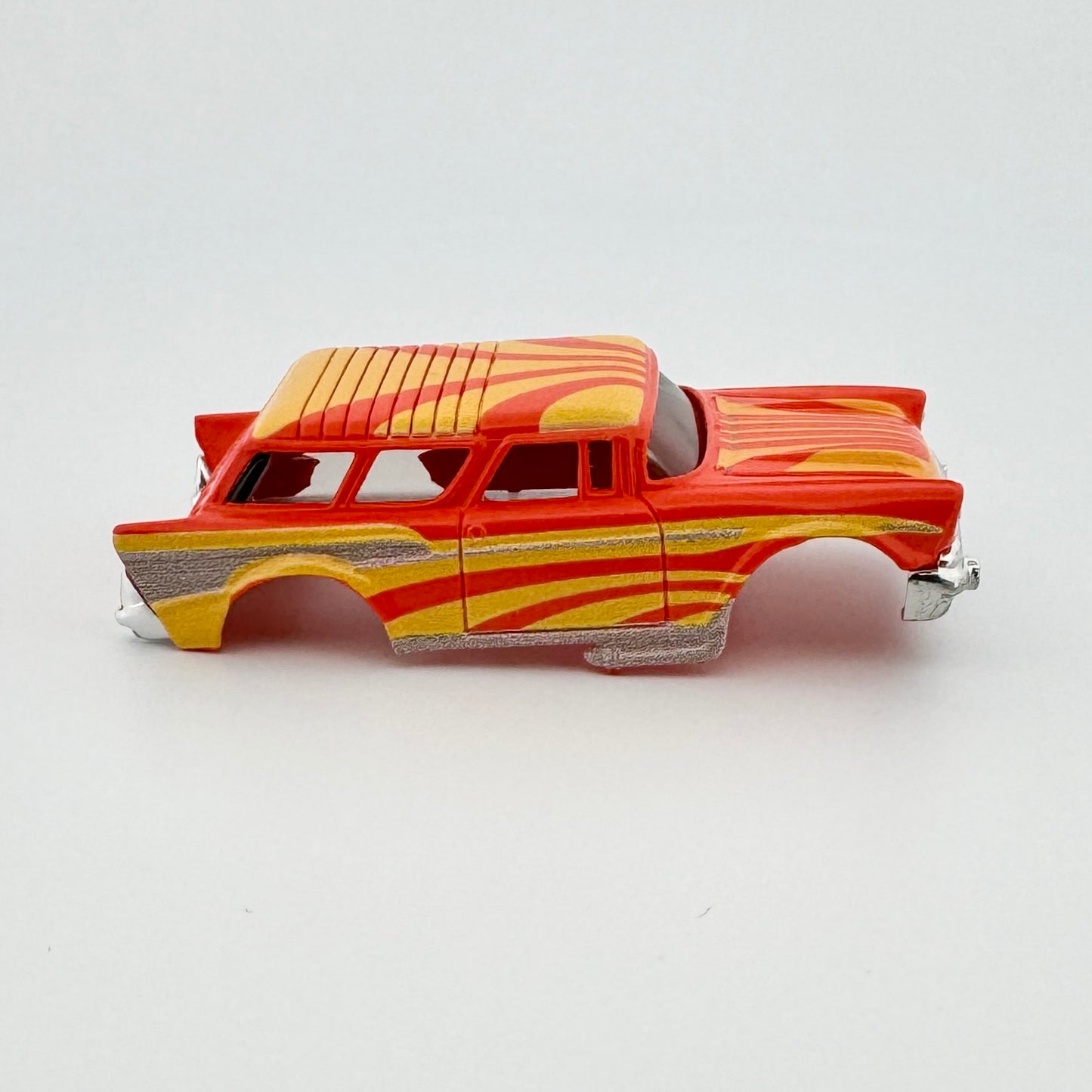 '57 Chevy Nomad Body, Starburst Orange, Fits AFX & XTraction Chassis for H.O. Slot Cars