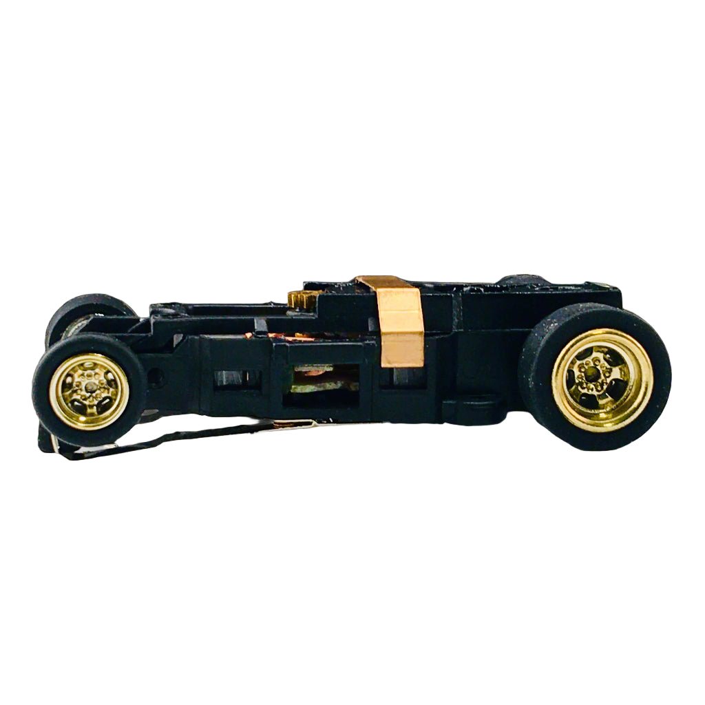 Auto World 4Gear Chassis with Gold Chrome Wheels