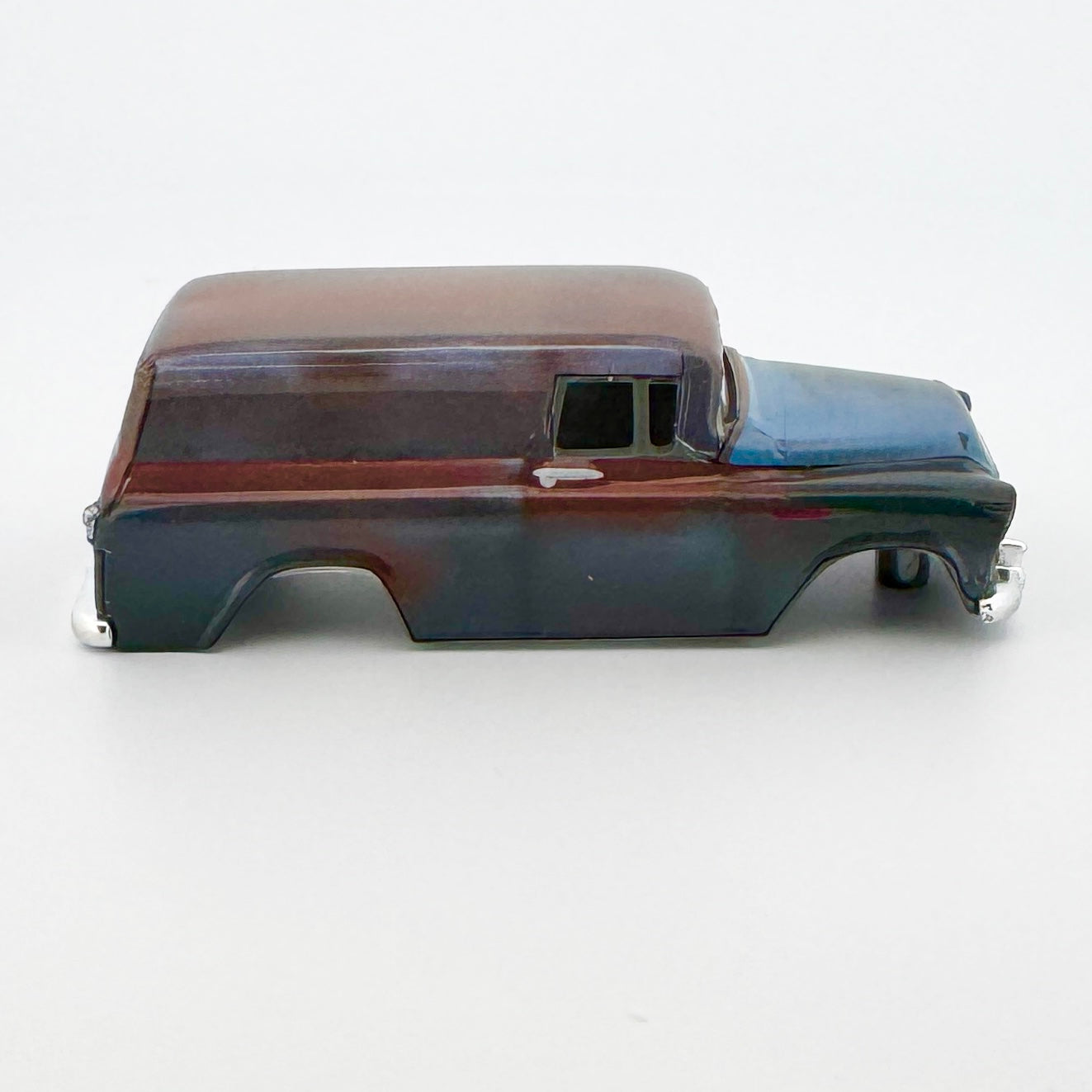 Auto World 1957 Chevy Suburban Body, Barn Find Blue, Fits TJet ThunderJet Chassis, H.O. Slot Cars