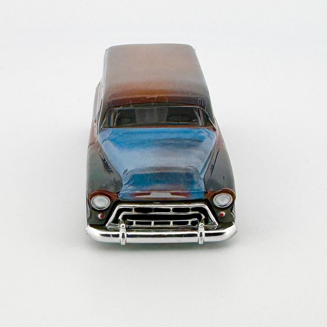 Auto World 1957 Chevy Suburban Body, Barn Find Blue, Fits TJet ThunderJet Chassis, H.O. Slot Cars