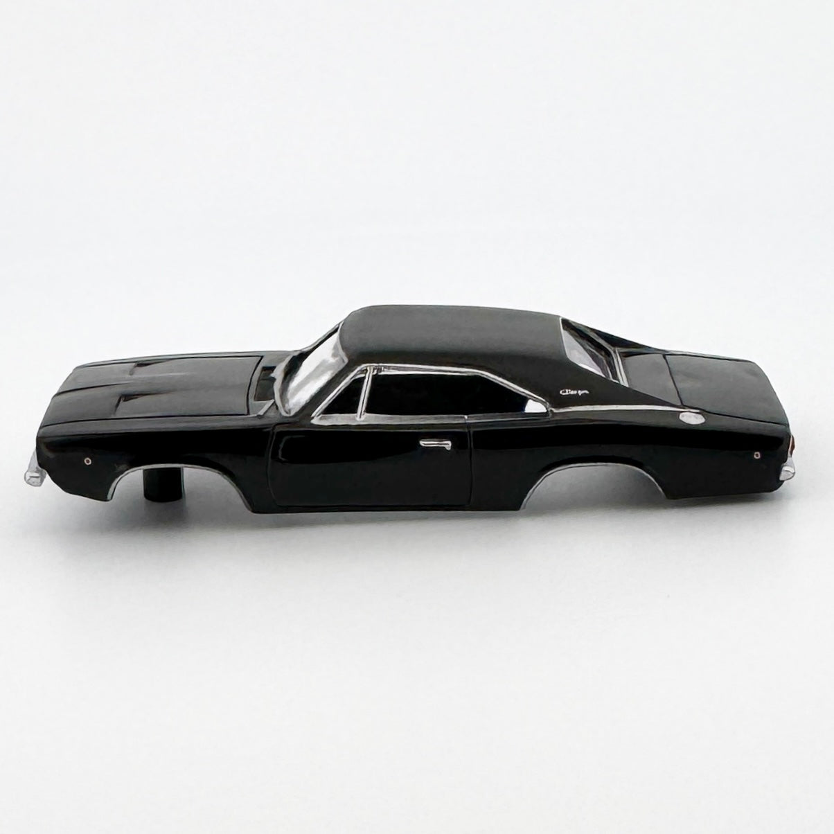 Auto World 1968 Dodge Charger Body, Black, John Wick, Fits Aurora TJet Chassis, H.O. Slot Cars