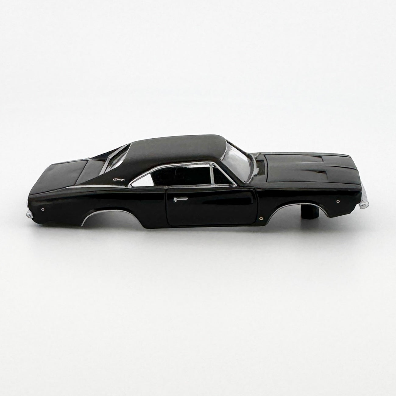 Auto World 1968 Dodge Charger Body, Black, John Wick, Fits Aurora TJet Chassis, H.O. Slot Cars