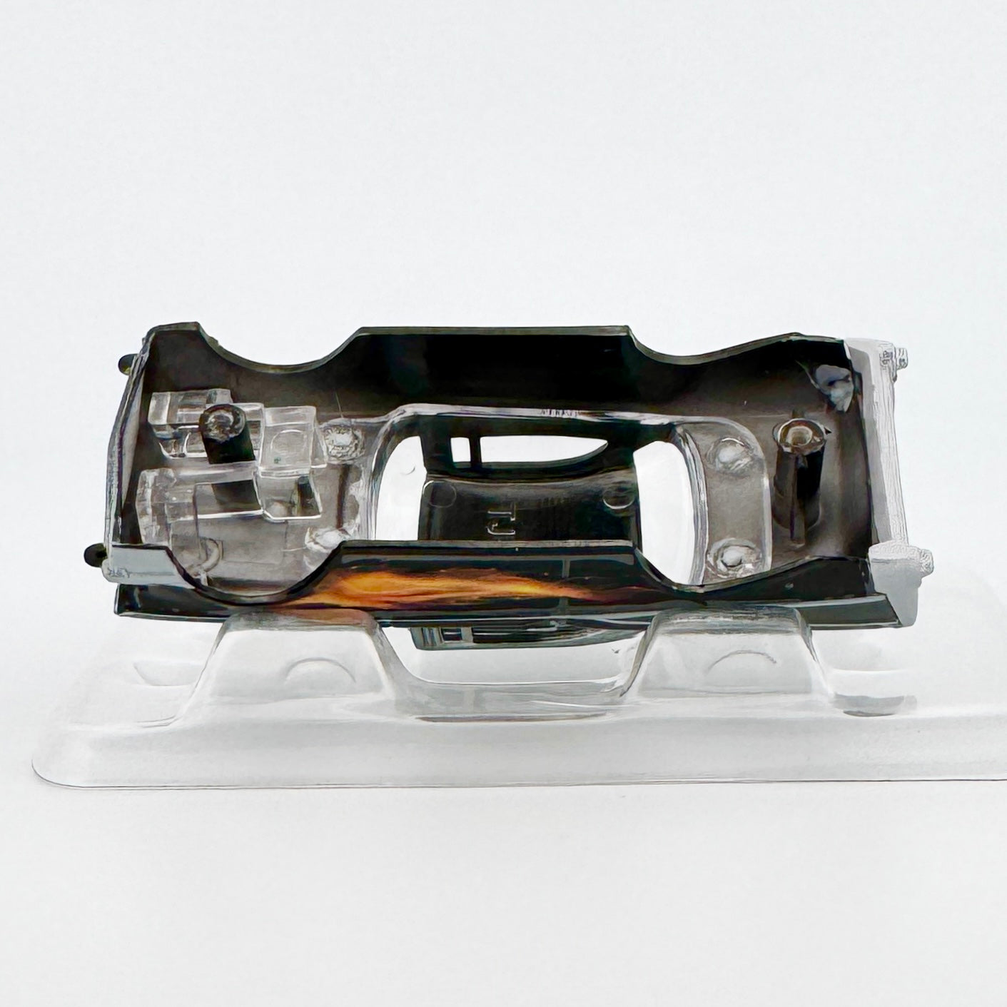 Auto World 1957 Chevy Bel Air Body, Black Orange Flames, Fits Aurora TJet Chassis, H.O. Slot Cars