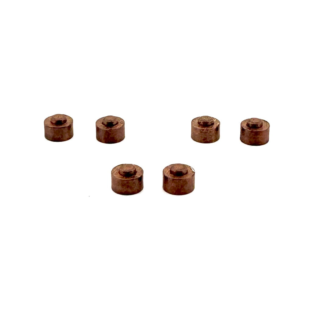 Auto World Copper Comm Brushes (3 Pairs) for 4Gear Slot Car Chassis