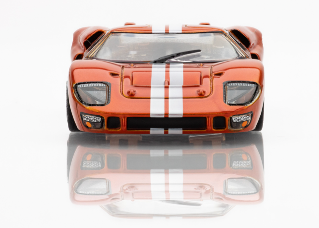 Exclusive AFX Ford GT40 Exclusive Collector Series, Ontario Orange Metallic, Mega G Chassis, H.O. Scale Slot Car