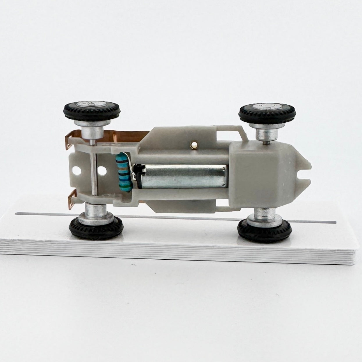 Thunder Slim TJet Chassis, Aurora SlimLine Replacement, Fits Thunderjet Body, H.O. Slot Car