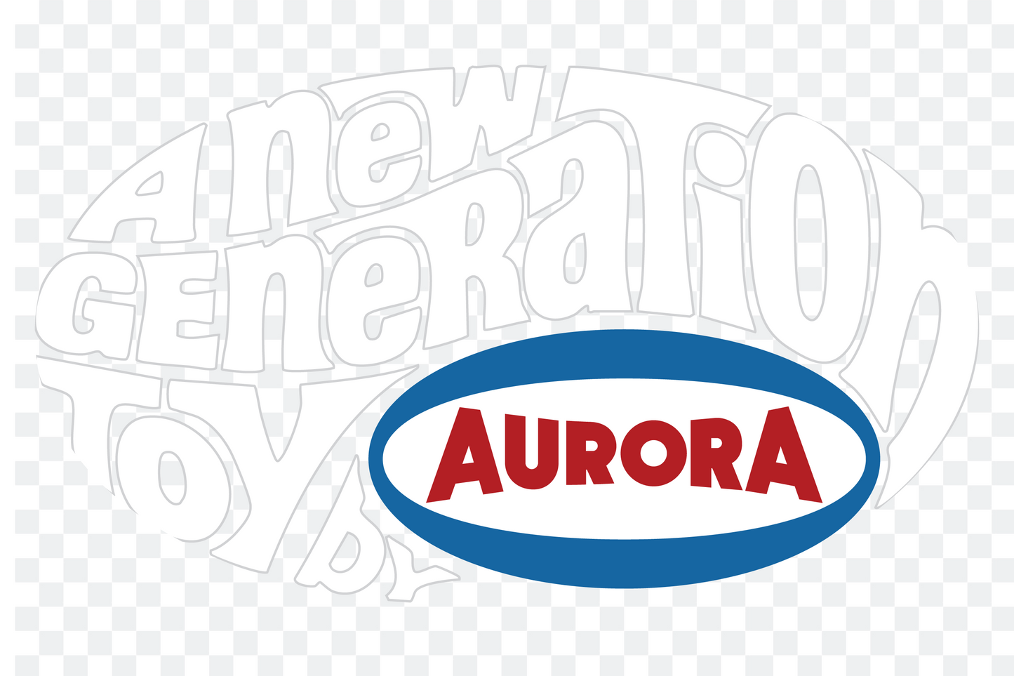 Aurora A New Generation of Toy Oval Sticker 3.5" x 2"