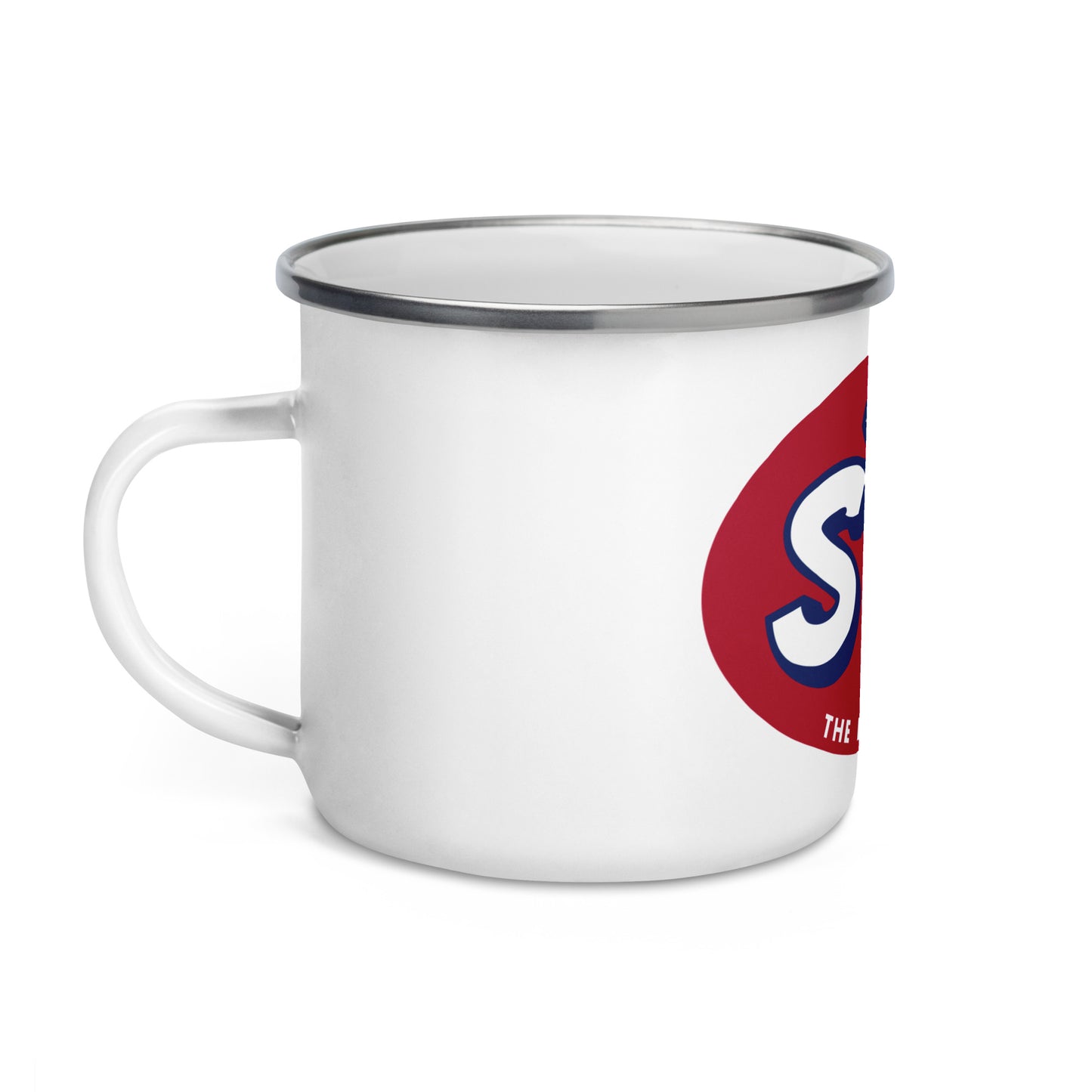 STP Enamel Mug