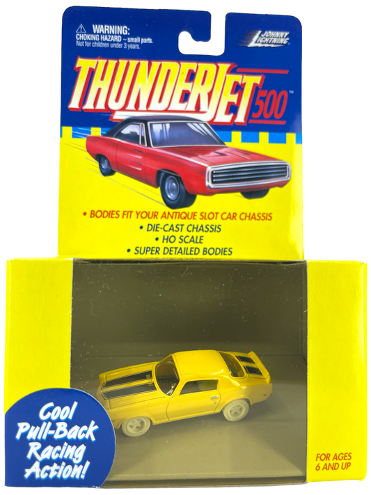 1970 Chevy Camaro Body (Yellow), iWheels Chase, H.O. Scale Slot Car Body