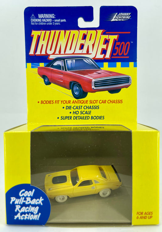 1970 Dodge Challenger Body (Yellow), iWheels Chase, H.O. Scale Slot Car Body