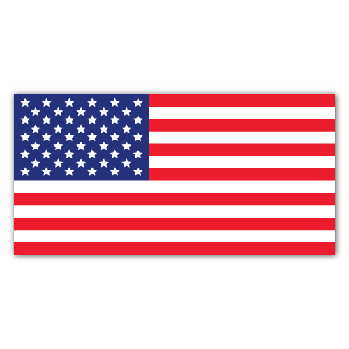 American Flag Sticker