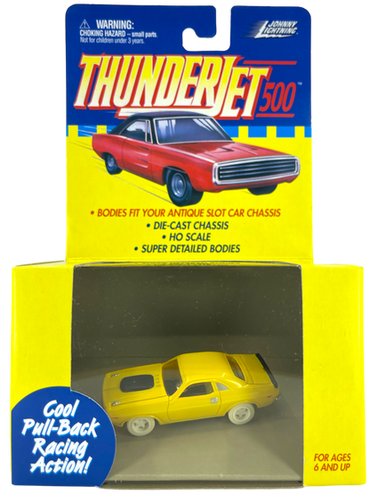 1970 Dodge Challenger Body (Yellow), iWheels Chase, H.O. Scale Slot Car Body