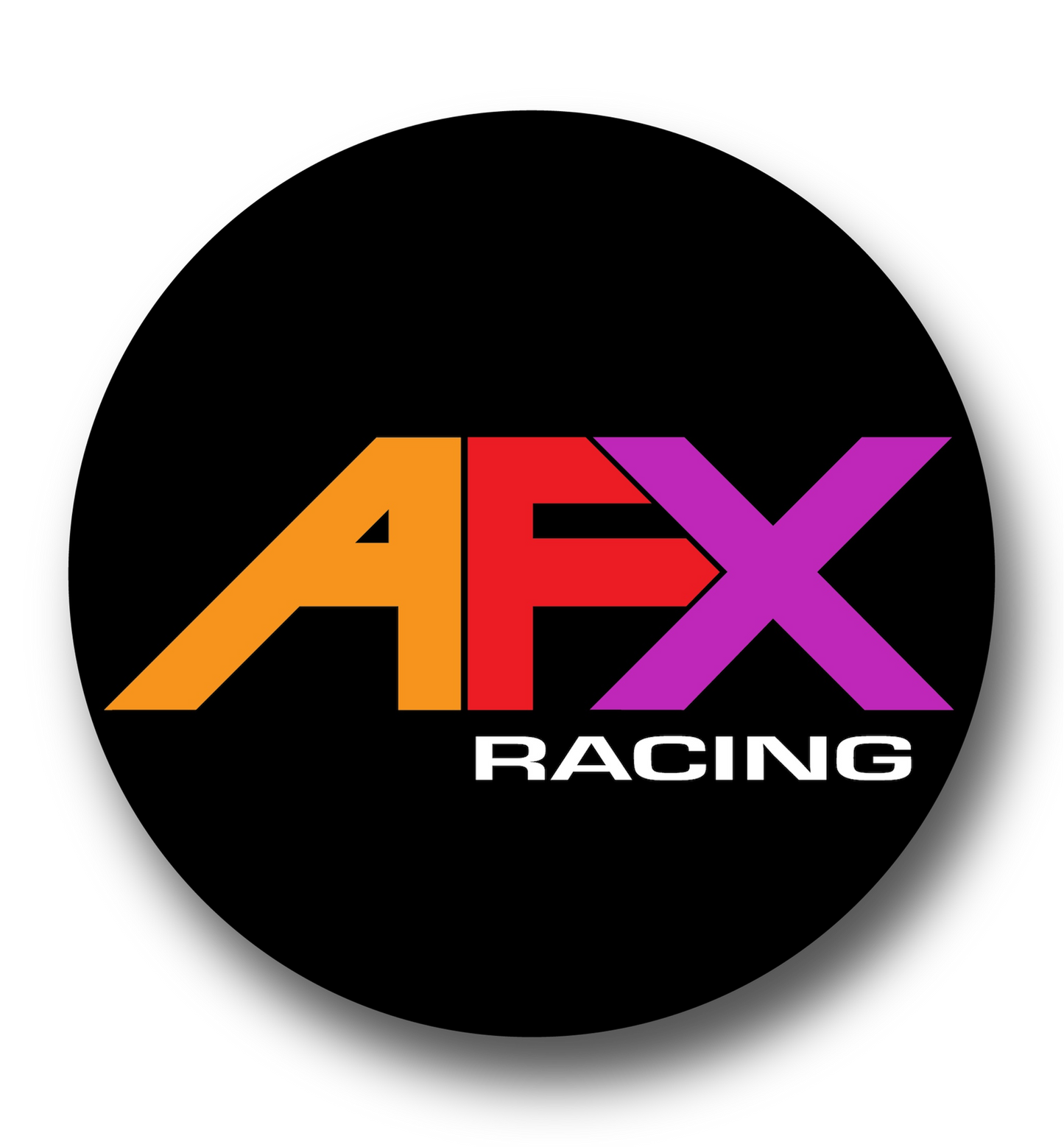 AFX Racing Circle Sticker, 3" Circle