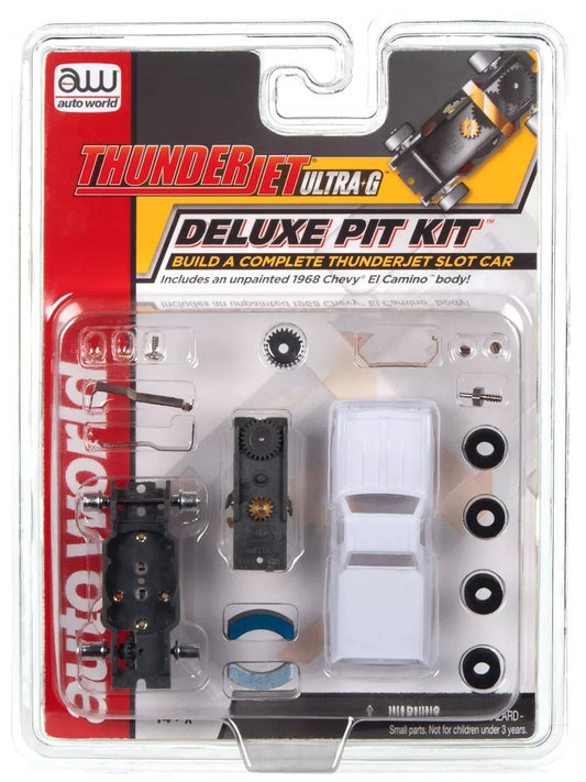 '68 Chevy El Camino Deluxe Pit Kit, with TJet Chassis for H.O. Slot Cars