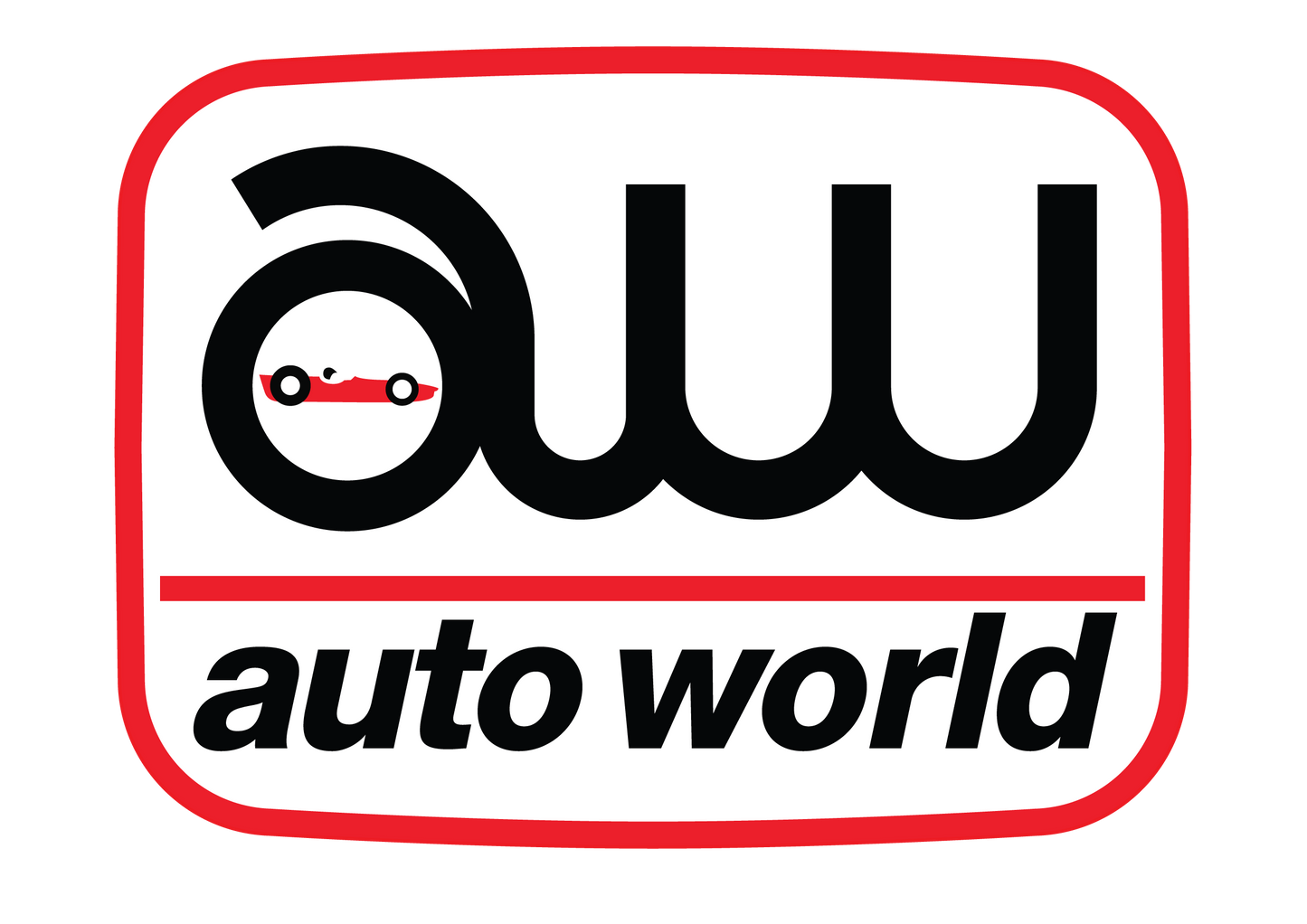 Auto World Logo Slot Car Sticker