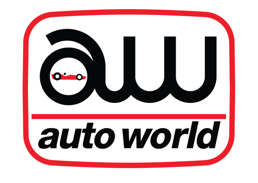 Auto World Logo Slot Car Sticker