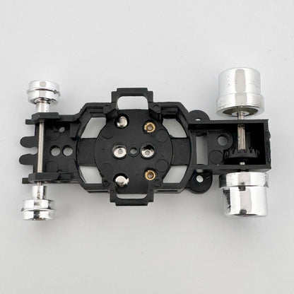 Auto World Bare Chassis Tub (Black) for 4Gear Slot Car Chassis Top View
