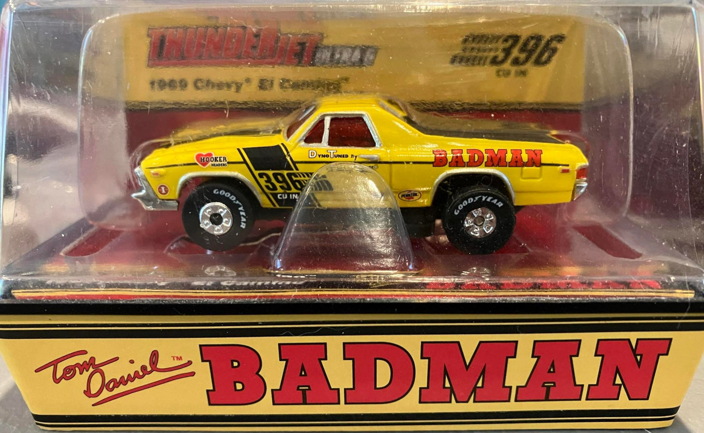 1969 Chevy El Camino Thunderjet, Tom Daniel's BADMAN Limited Exclusive HO Slot Car