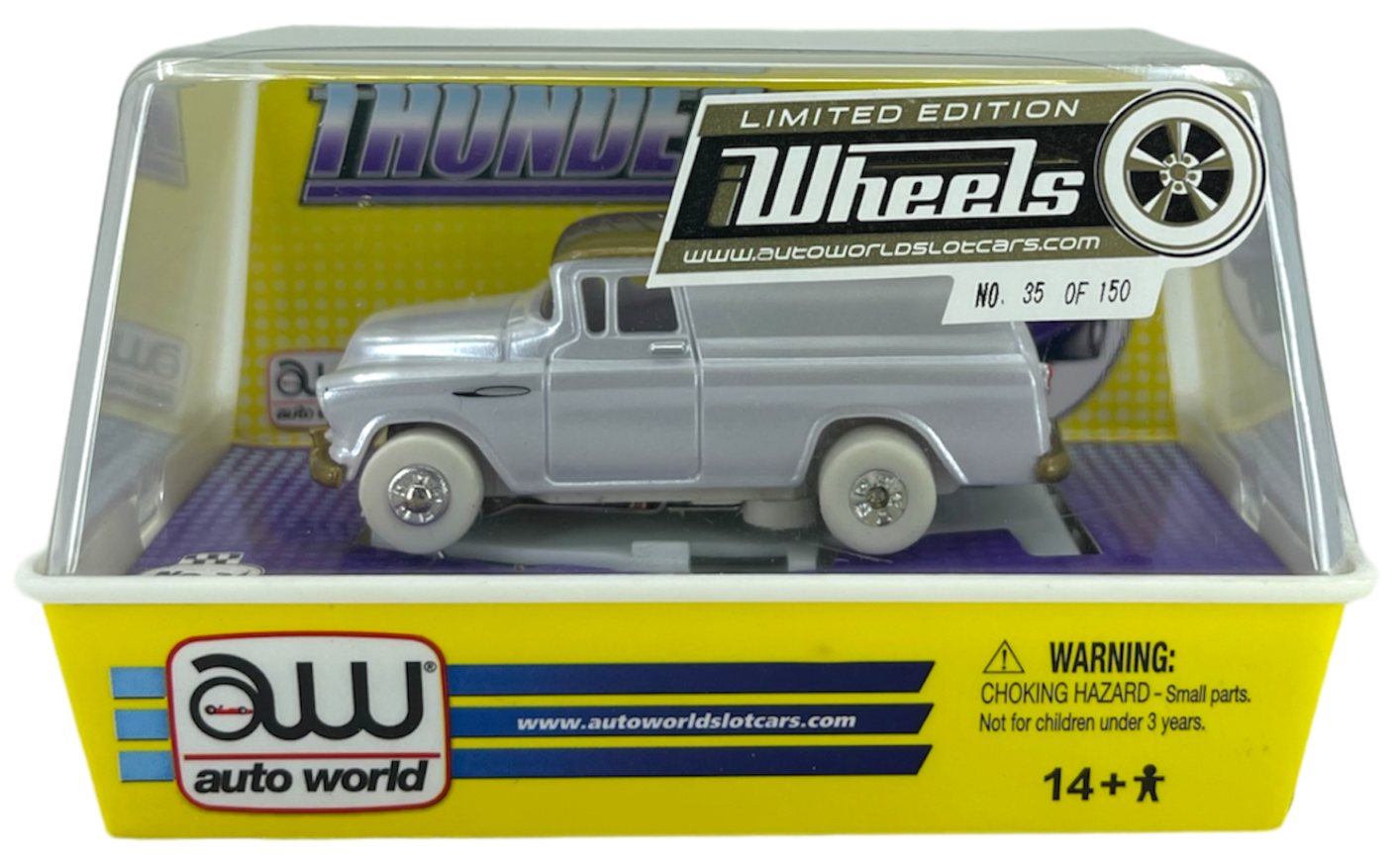 1957 Chevy Suburban Limited Edition iWheels Chase H.O. Scale Slot Car, ThunderJet Chassis, No. 35 of 150