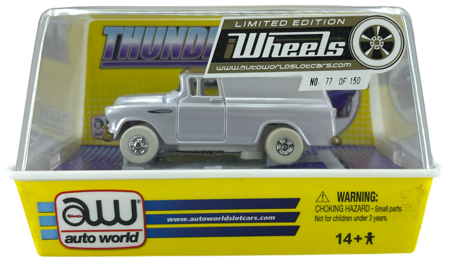 1957 Chevy Suburban Limited Edition iWheels Chase H.O. Scale Slot Car, ThunderJet Chassis, No. 77 of 150