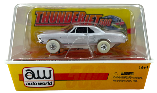 1963 Buick Riviera iWheels Chase H.O. Scale Slot Car, ThunderJet Chassis