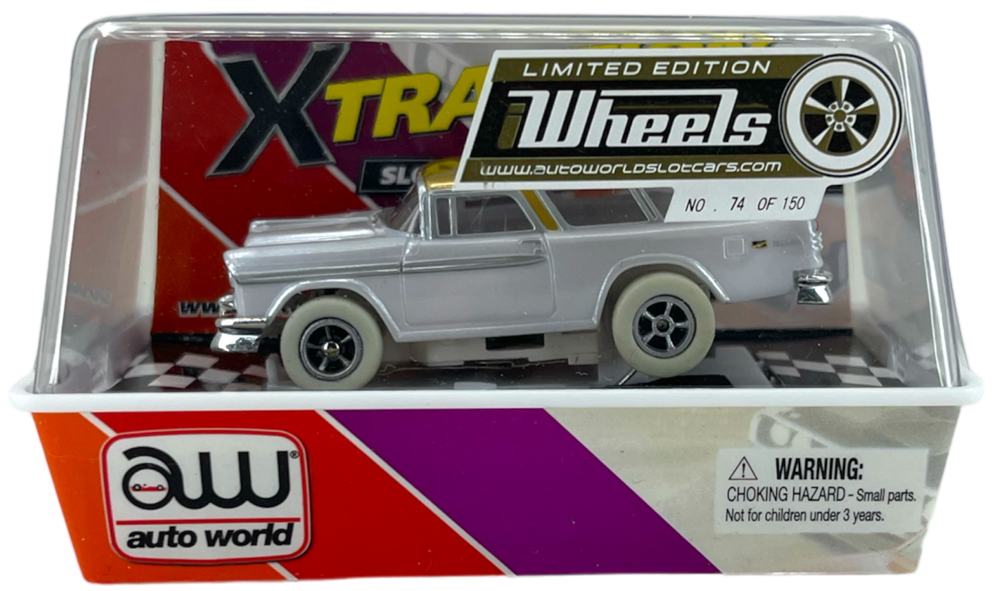 1955 Chevy Nomad iWheels Chase H.O. Scale Slot Car, XTraction Chassis, No. 74 of 150