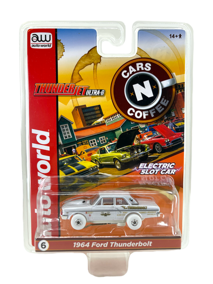 1964 Ford Thunderbolt iWheels Chase H.O. Scale Slot Car, ThunderJet Chassis