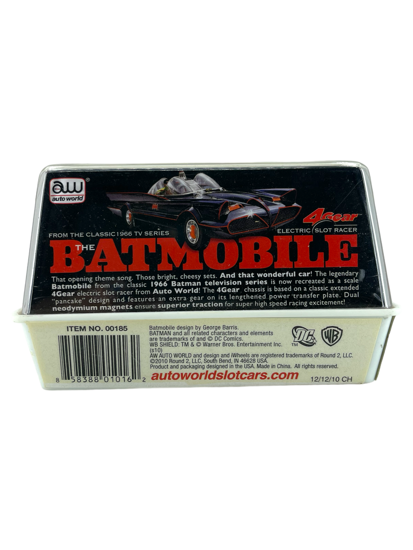 1966 TV Series Batmobile, iWheels Chase H.O. Scale Slot Car, 4Gear Chassis