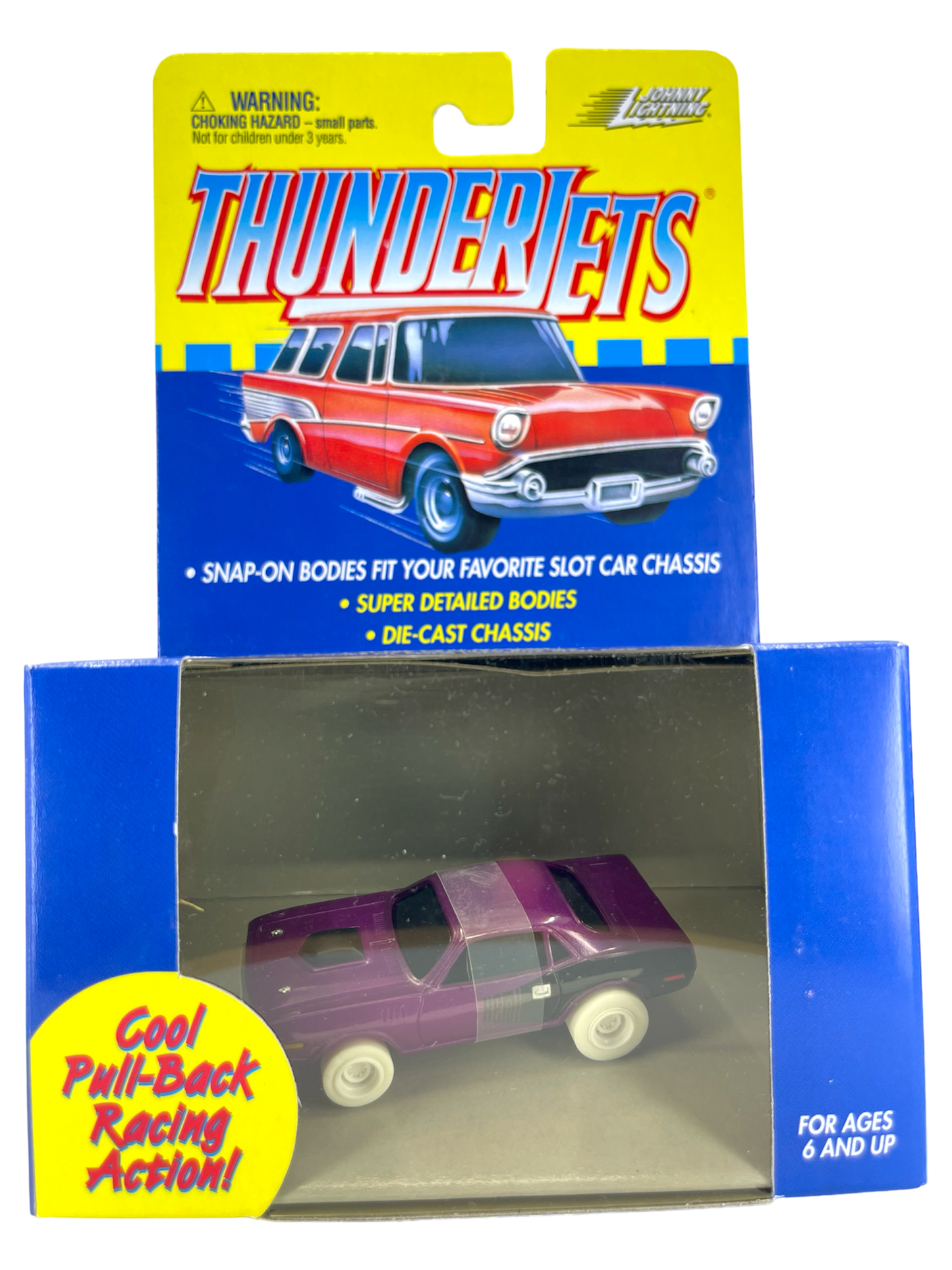 1970 Plymouth Cuda Body Purple, iWheels Chase, H.O. Scale Slot Car Body