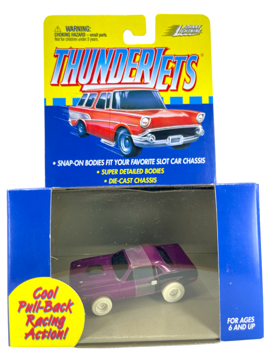 1970 Plymouth Cuda Body Purple, iWheels Chase, H.O. Scale Slot Car Body