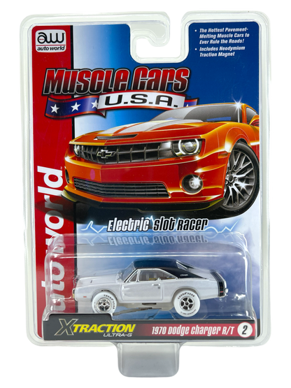 1970 Dodge Charger R/T Xtraction iWheels Chase Auto World Muscle Cars USA, H.O. Scale Slot Car