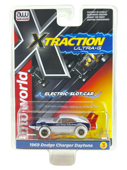 1969 Dodge Charger Daytona Xtraction iWheels Chase Auto World, H.O. Scale Slot Car