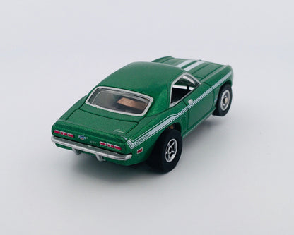 1969 Chevy Camaro Yenko, Fast & Furious (Green) H.O. Scale Slot Car, Xtraction Chassis
