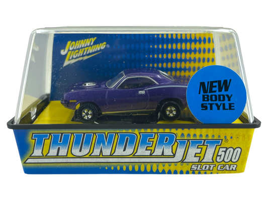 1970 Plymouth Hemi Cuda Johnny Lightning HO ThunderJet 500 H.O. Scale Slot Car