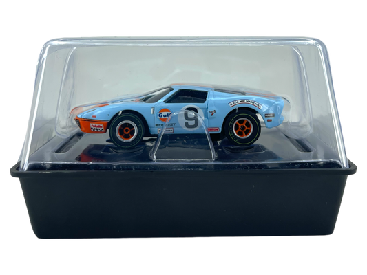 2005 Ford GT Gulf Blue #9, Set Car,  Auto World XTraction, H.O. Slot Car