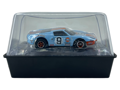 2005 Ford GT Gulf Blue #9, Set Car,  Auto World XTraction, H.O. Slot Car