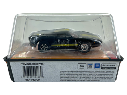 2005 Ford GT, Matte Black, Flame Throwers Lighted Auto World XTraction, H.O. Slot Car