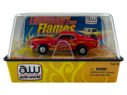 1970 Ford Mustang Boss 429 Red with Flames, Auto World ThunderJet H.O. Slot Car